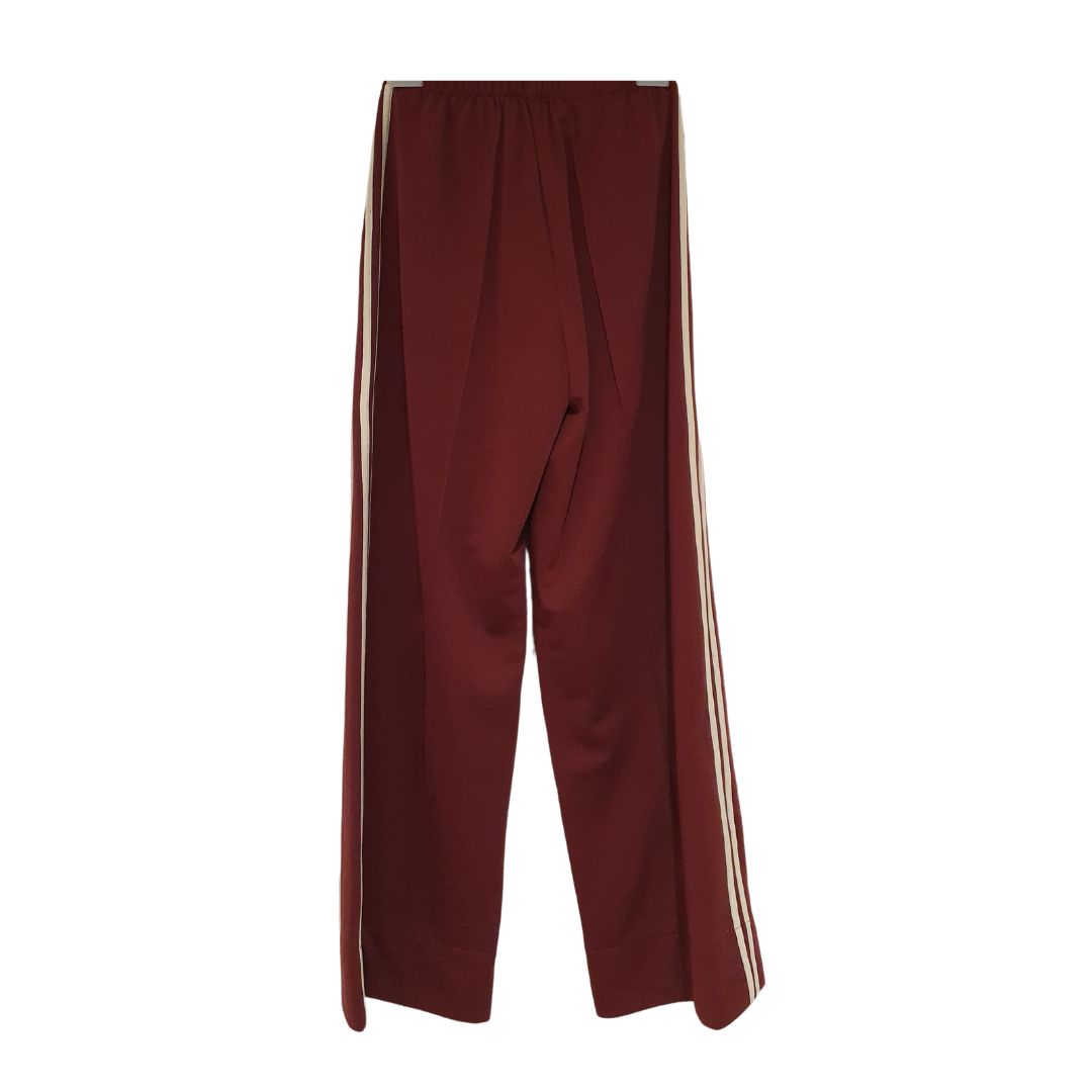 Pantalone bordeaux con bande Souvenir