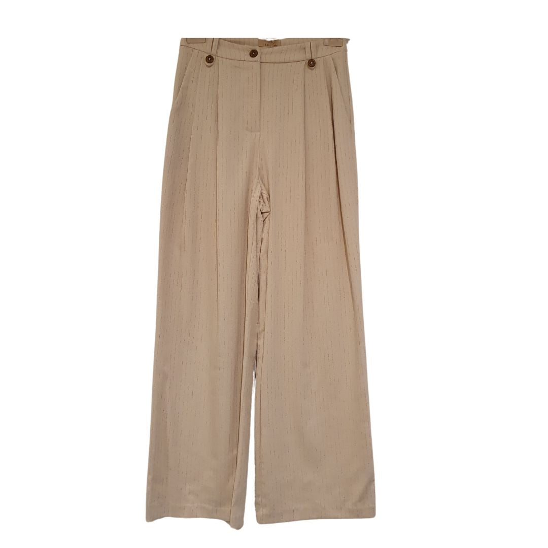 Pantalone gessato panna H2o