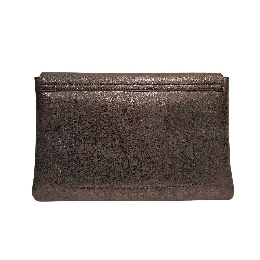 Pochette grigio metallizzato Manila Grace